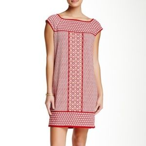 Max Studio by Leon Max GEO DRESS w/SQUARE NECKLINE